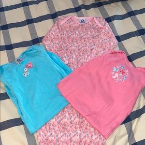 Bundle of baby gowns